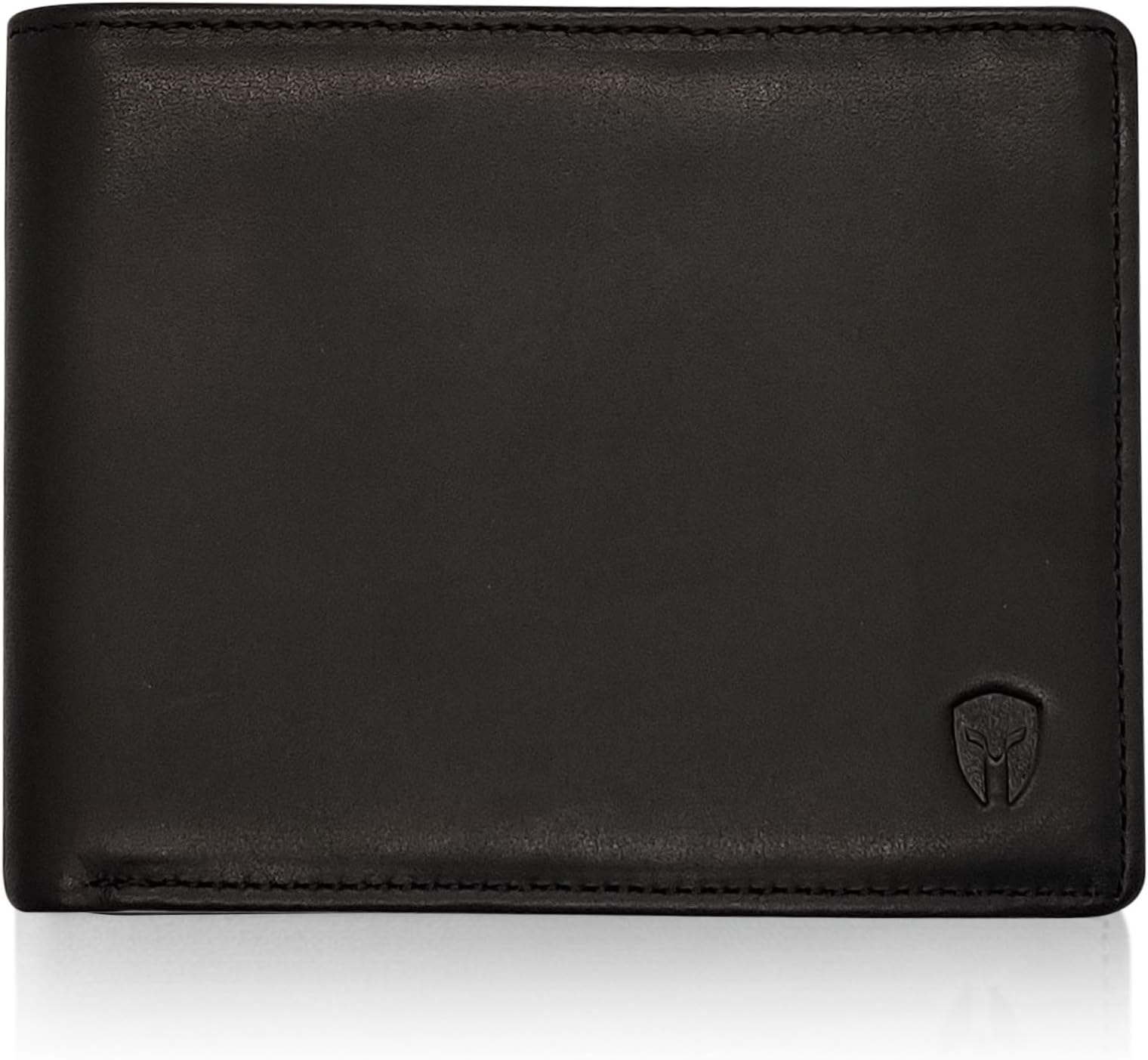 Bryker HydeExecutive 2 ID/1 ID Window RFID Wallet for Men, Full Grain Leather, Bifold Top Flip, Extra Capacity Travel Wallet