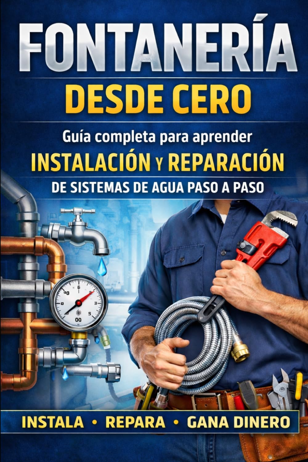 FONTANERÍA DESDE CERO Guía completa para aprender instalación y reparación de sistemas de agua paso a paso