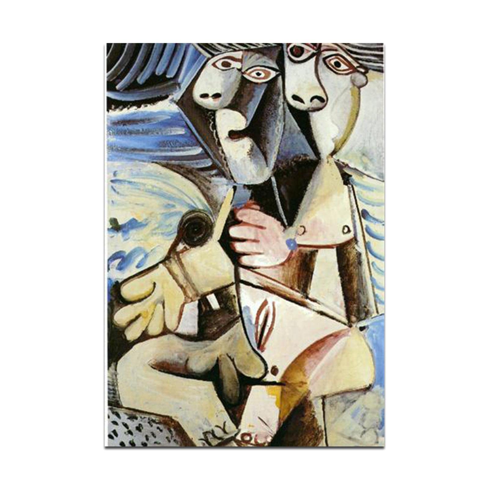 ピカソ絵画   壁掛け Amazon｜ピカソ絵画クラシックカラフル人々絵画ピカソ壁アート