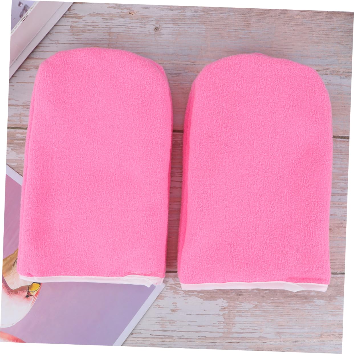 HONMEET Cotton and Polyester Liner Mitts Insulated Hand Spa Cover for Paraffin Wax Bath