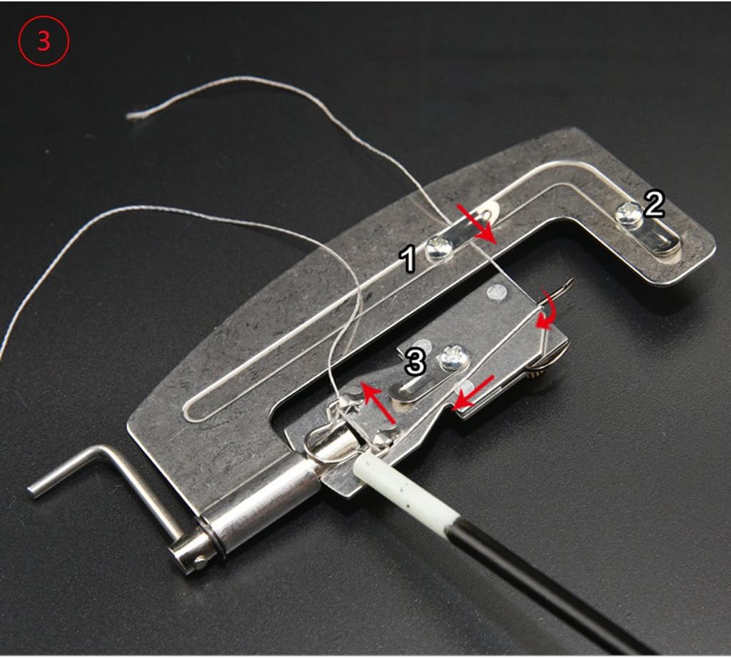 Stainless Steel Semi Automatic Fishing Hook Line Tie Binding Device Tool Fishing Supplies image 2