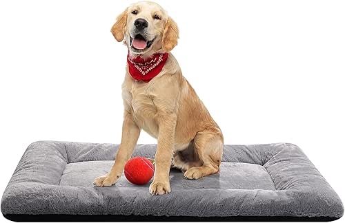 Dog Beds Crate Pad for Medium/Large Dogs Fit Metal,Ultra Soft,