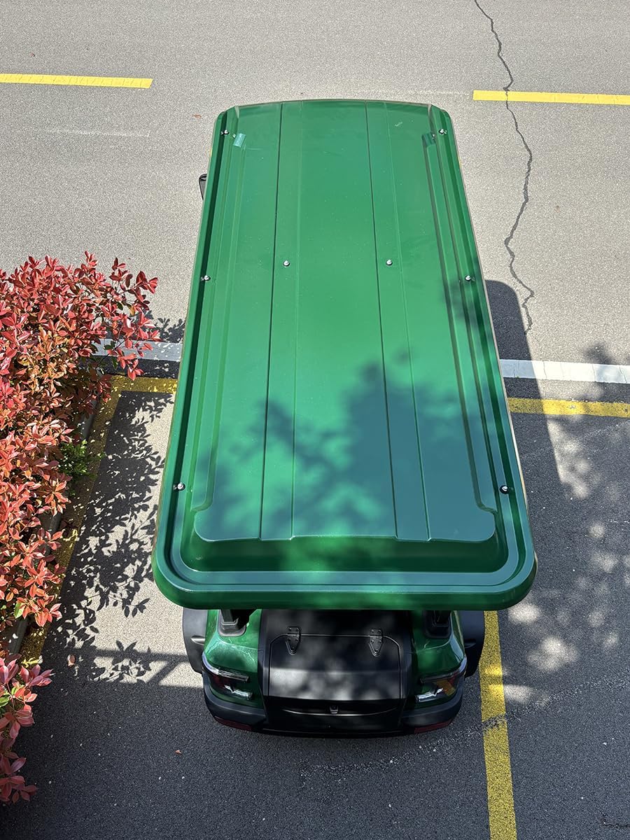 GO UP 4-Seater Electric Golf Cart, Patrol Cart, Green