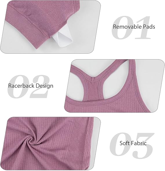 SHEKINI Sporttop voor dames met geïntegreerde beha zonder beugel, mouwloos geribbeld onderhemd, beha-hemd, basic, ademend, fitnessshirt, zomer, gym, bovenstuk, workout, tanktop, yogashirt, zwart, M