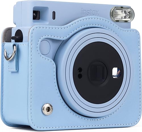 Miniatura 8 de Rieibi Funda cuadrada SQ1, funda protectora para cámara instantánea Fujifilm Instax Square SQ1, cubierta compacta de piel sintética con correa de