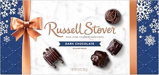 Christmas Dark Chocolate Candy Assortment Gift Box, 9.4 oz.