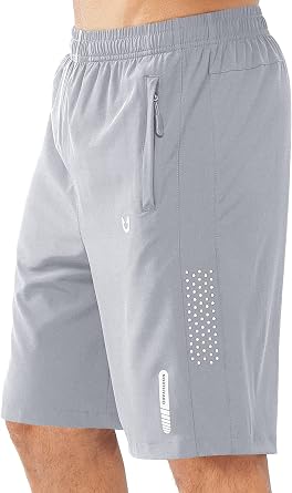 NORTHYARD Mens Athletic Running Shorts Gym Workout 7"/9"/5" Quick Dry Lightweight Sports Basketball Tennis 3 Zipper Pockets