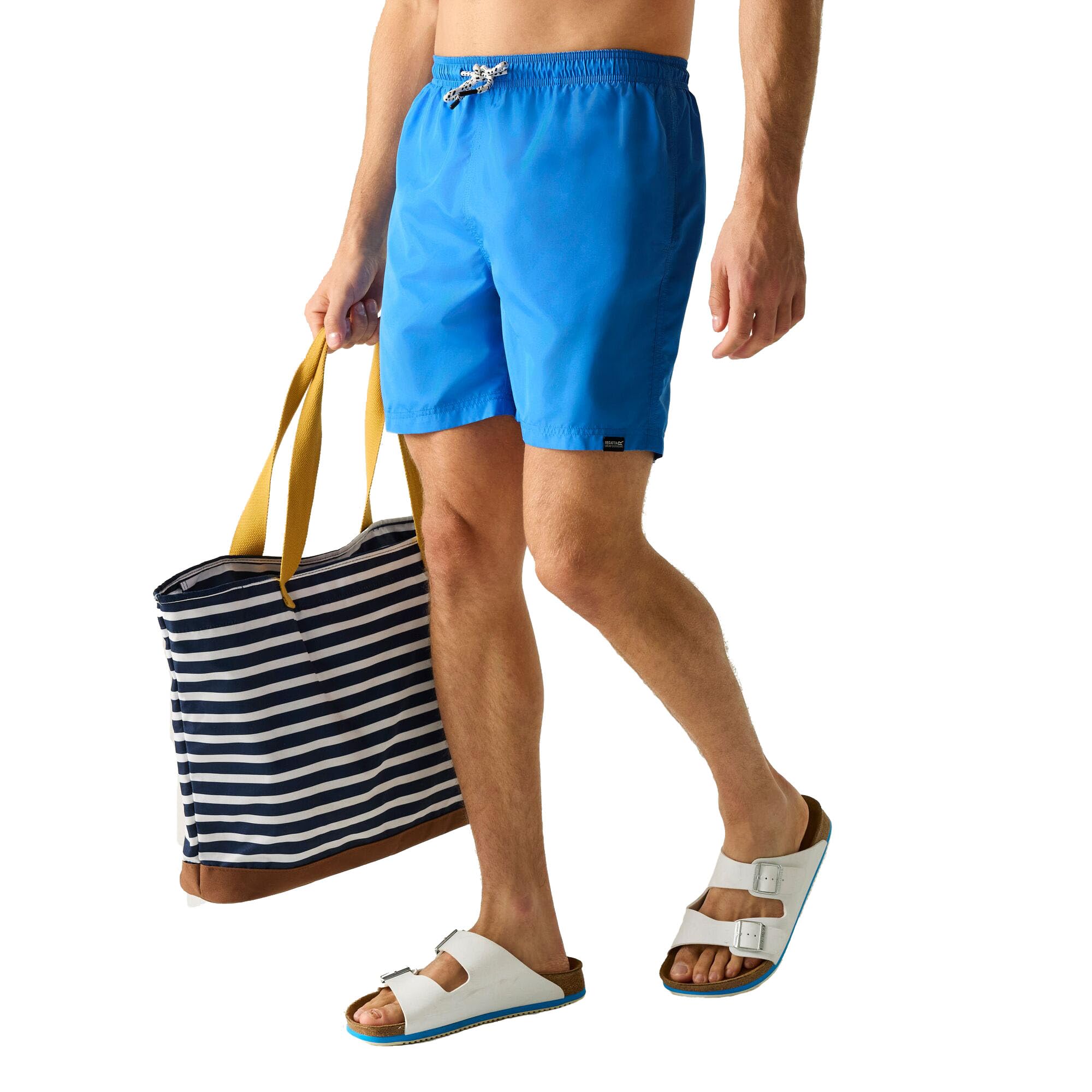 Regatta Men's Blue Mackleyna Swim Shorts Summer Holiday Beach Swimming Trunks