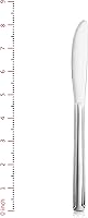 Vista 2 de New Star Foodservice 58802 Dominion Pattern, 18/0 acero inoxidable, cuchillo de cena, 8.2 pulgadas, juego de 12
