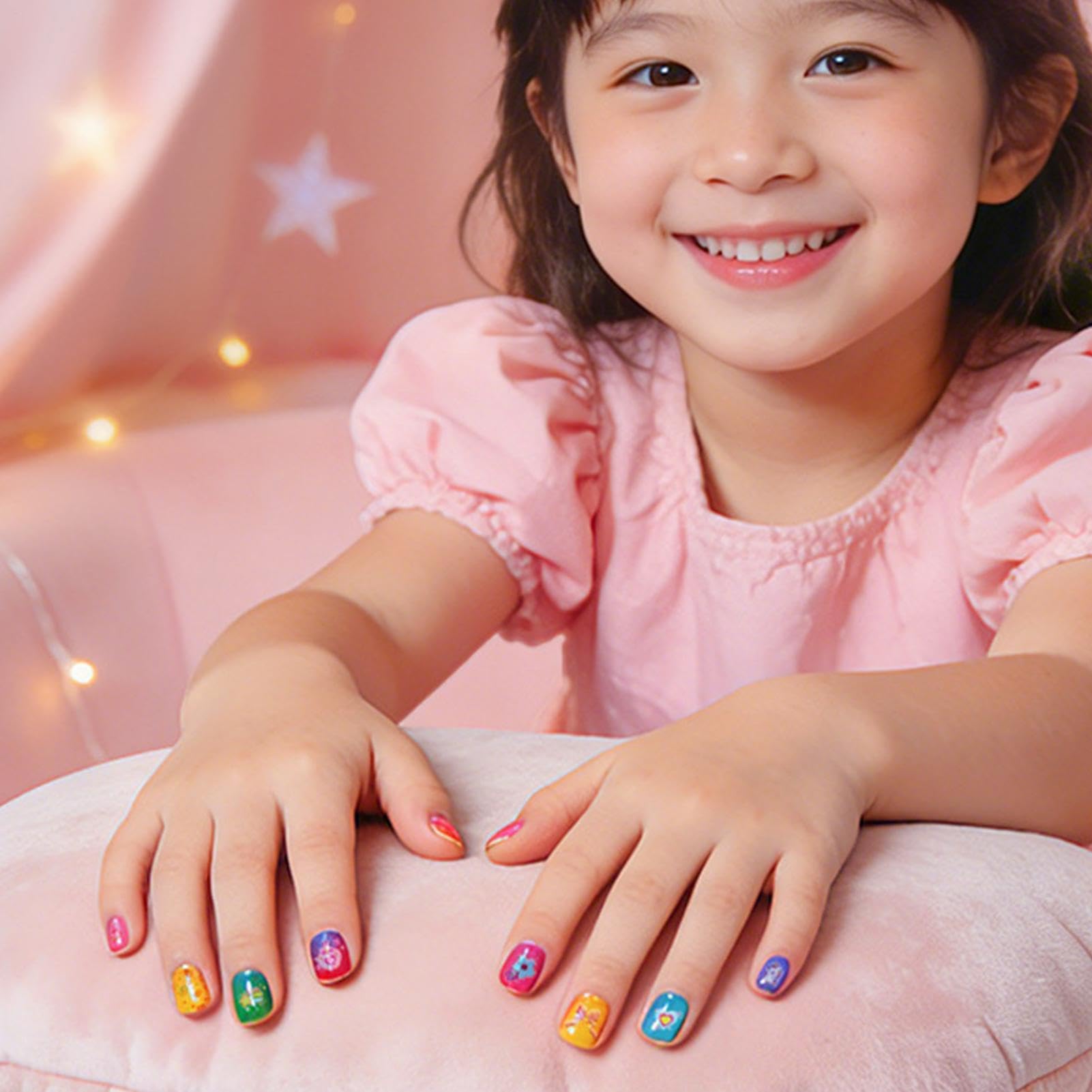 Zestaw do manicure dla dziewczynek Na Bazie Wody, Zmywalny, Szybkoschnący Z