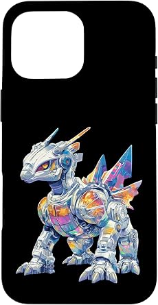 Stygimoloch Dinosaur Robot Case for iPhone 16 Pro Max