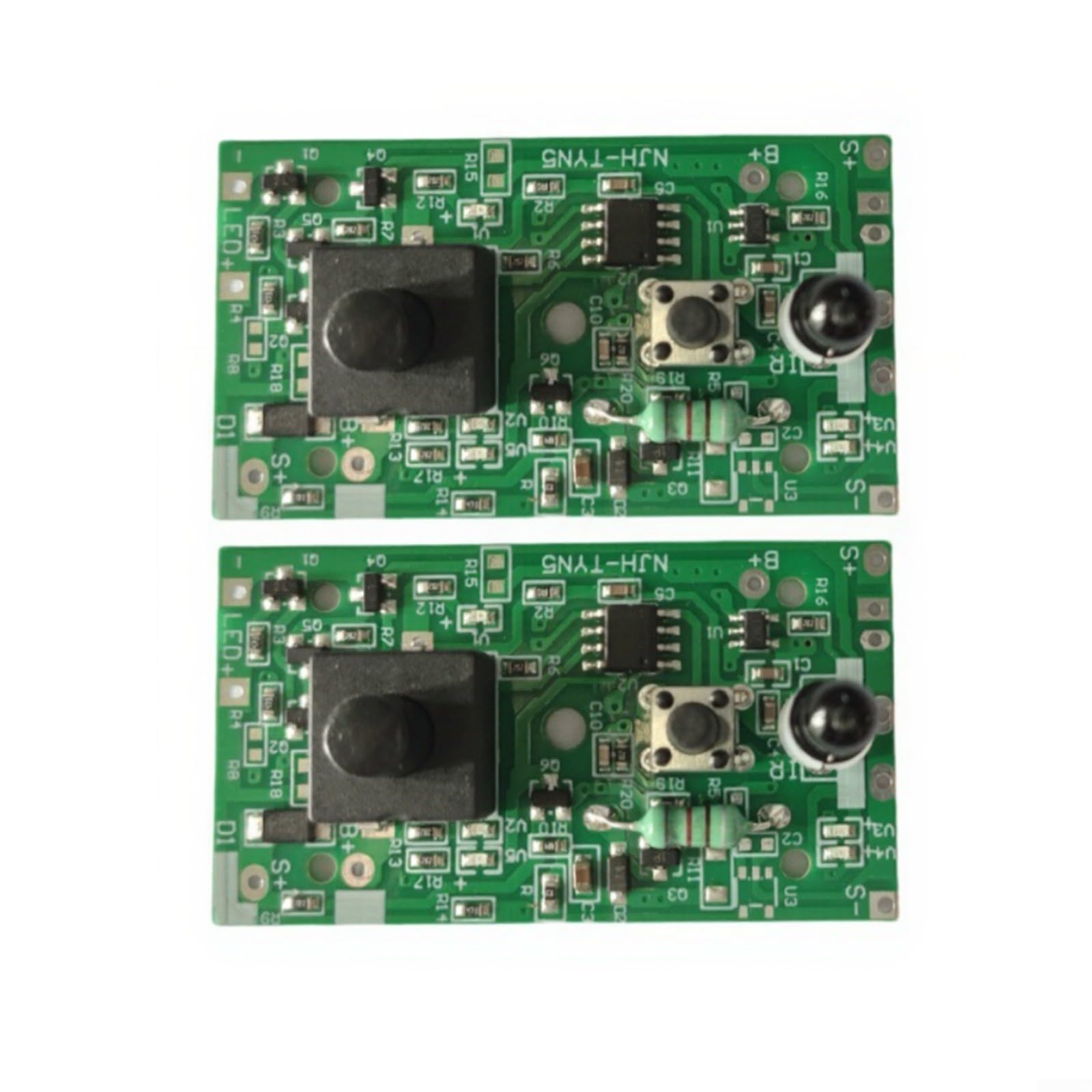 EffiFish 2 Pack Solar String Light Control Board Boosts 3.7V To 31V With 8 Modes For LED Garden Decor