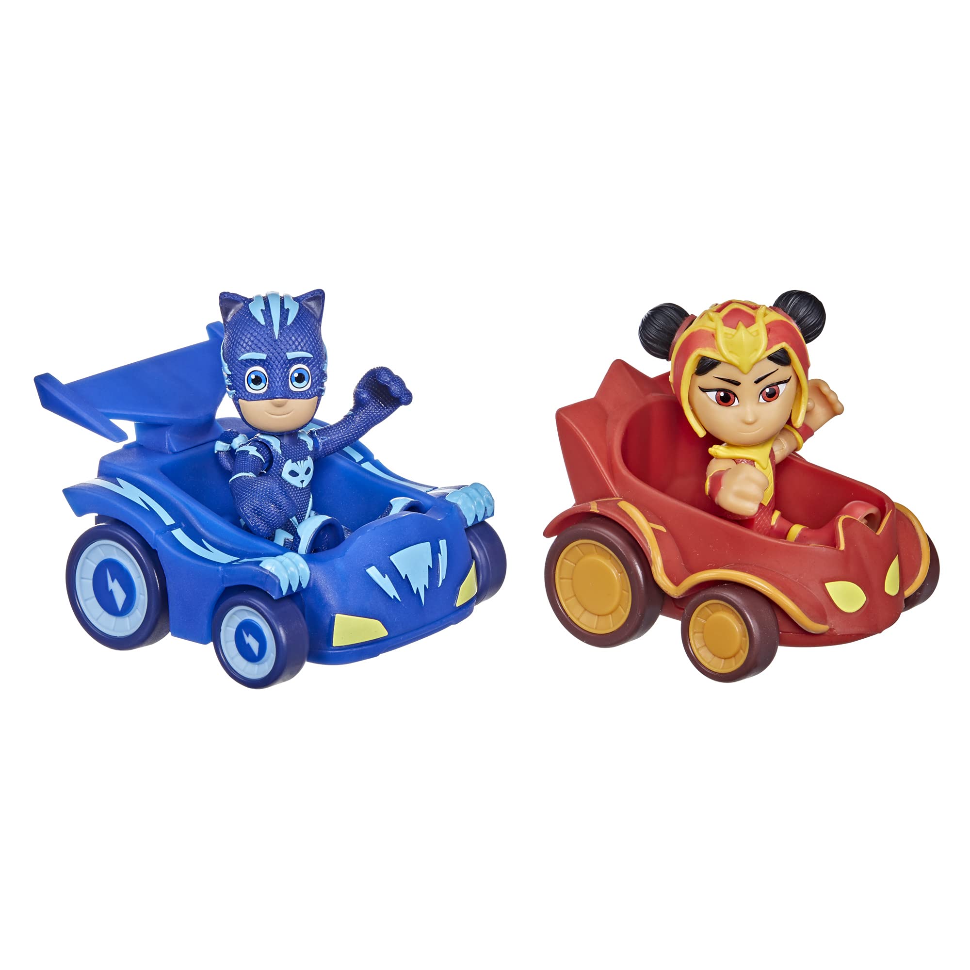 PJ Masks Catboy vs an Yu Battle Racers Preschool Toy, Vehicle and Action Figure Set for Kids