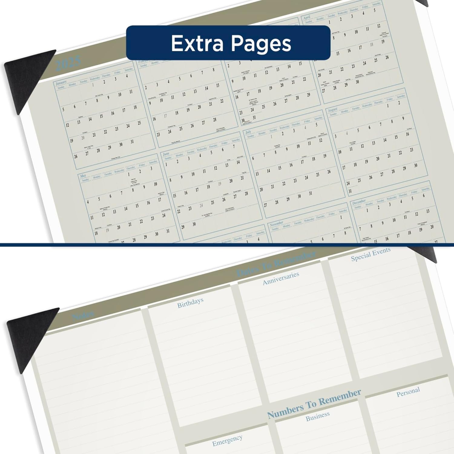 2024 AT-A-GLANCE® Executive Desk Pad Calendar, 21-3/4" x 17", January To December 2024, HT1500