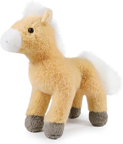 Ice King Bear Pony Peluche de caballo de peluche de 7 pulgadas (beige)