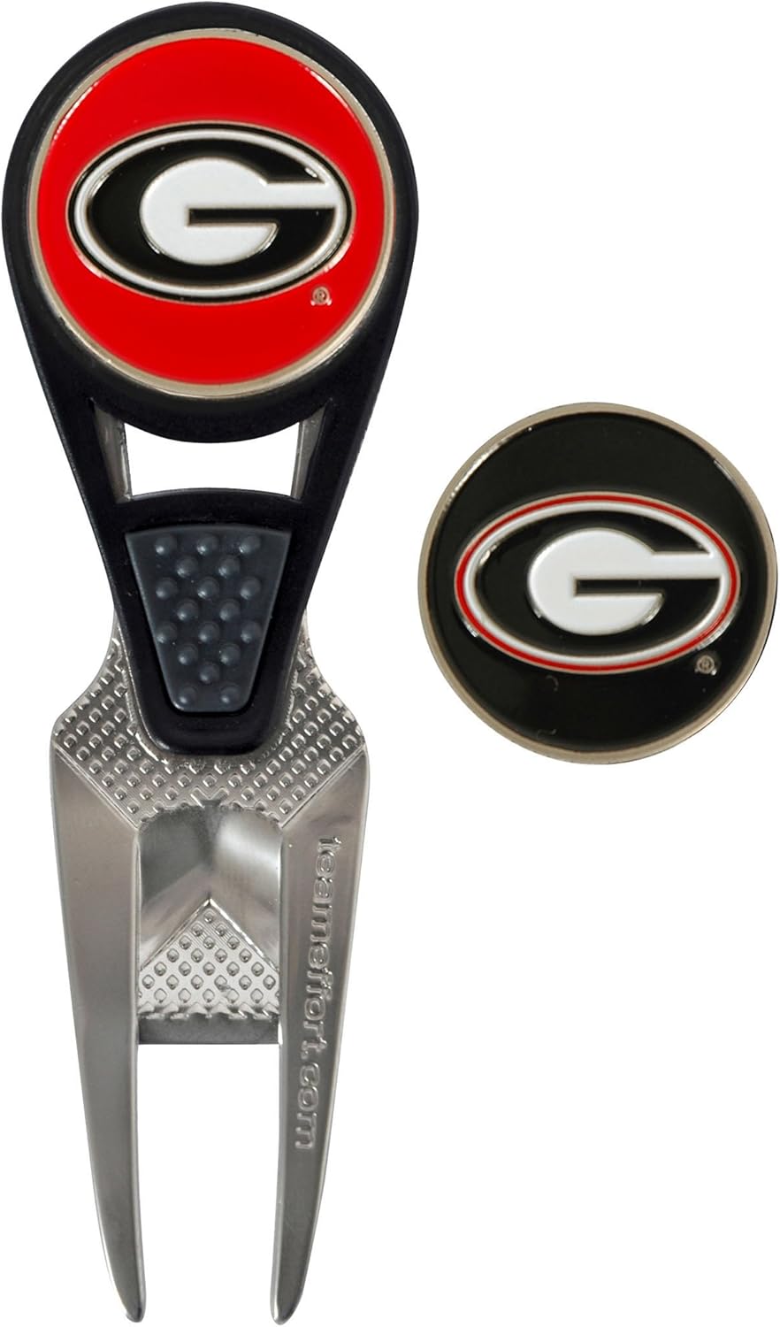 Team Effort Collegiate CVX Ball Mark Repair Tool & 2 Ball Markers