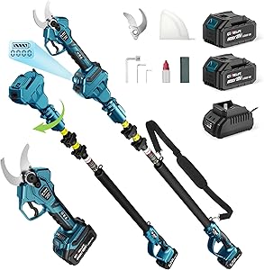 GEVEELIFE 2-in-1 Electric Pruning Shears Cordless