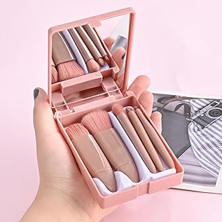 Juego de brochas de maquillaje portátiles, ki...