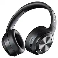 Hybrid Active Noise Cancelling Headphones, Bluetooth Headphones with Hi-Res Audio, 70H Playtime Over Ear Headphones with Fast Charge, ANC Wireless Headphones with Comfort Earcup for Travel/Office/Home