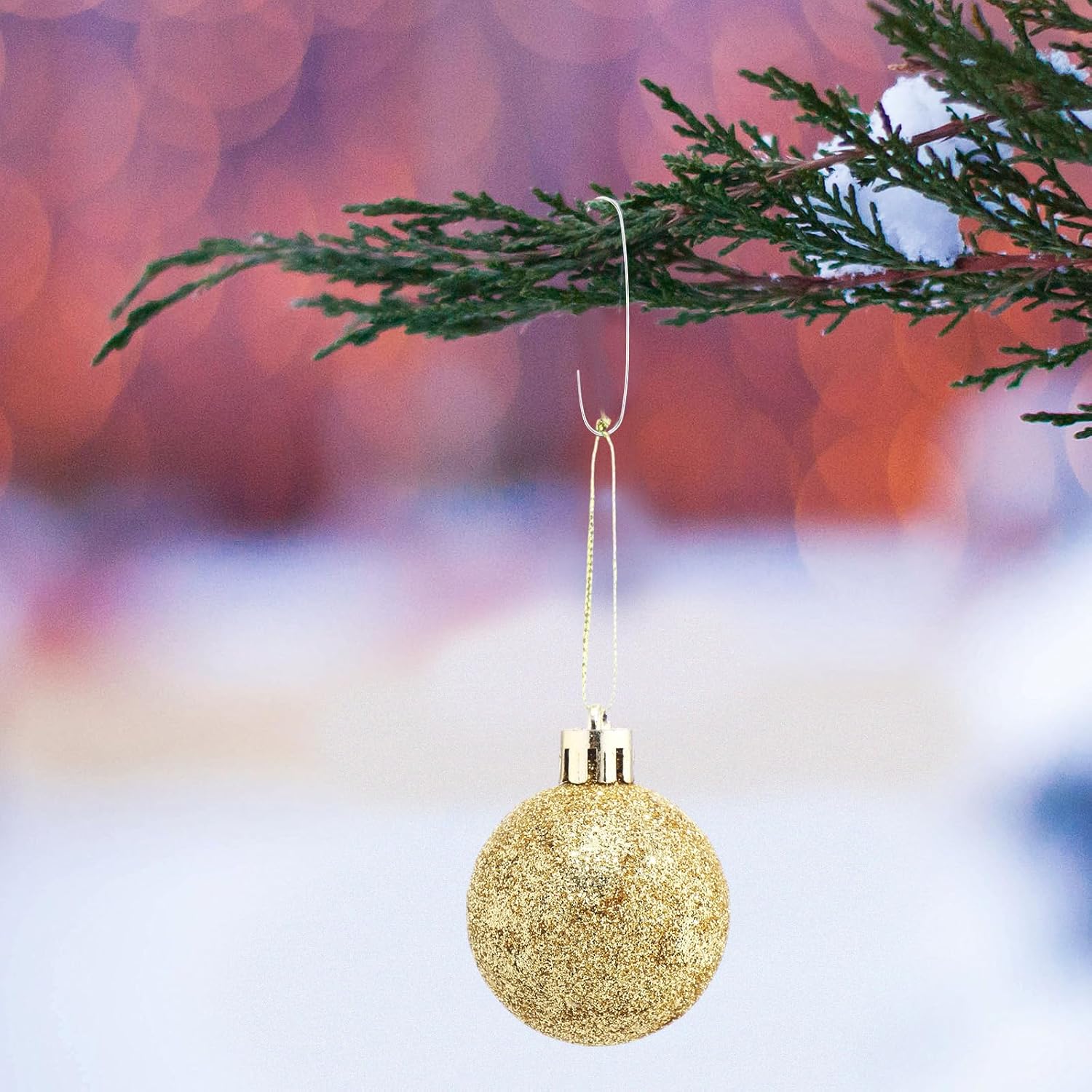 Shappy 300 Pack Ornament Hooks for Christmas Tree Decorations Mini Ornament Hangers Metal Xmas Hooks Small Wire Baubles Ball Hangers for Christmas Tree Decoration(Silver) image 5