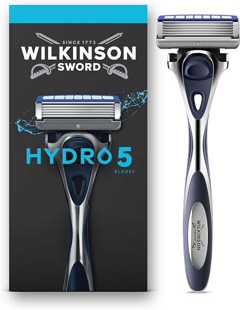 Wilkinson Sword Hydro 5 Men’s Razor Handle, 1 Blade Refill