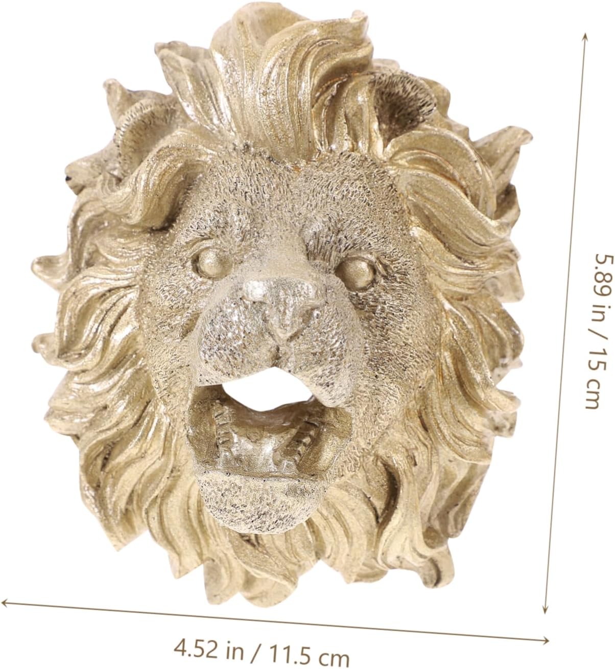 Lion Head Water Dispenser Garden Water Sprayer Fountain Nozzle Outdoor Pool Decor