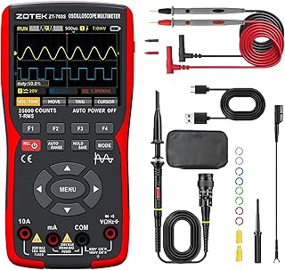 ZT-703S Multi-Function Oscilloscope Multimeter, Dual-Channel, Signal Generator, 25,000 Counts