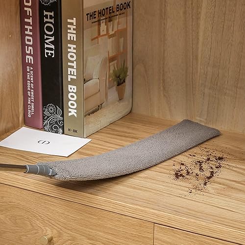 Miniatura 3 de Arainy - Limpiador de espacio de polvo, limpiador retráctil para espacios de polvo, limpiador de polvo retráctil lavable, colector de polvo