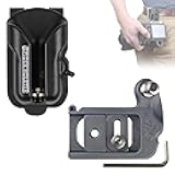 Clip-on Camera Holster and Camera Plate with Durable Stainless Steel Pin – Compatible with Any Belt