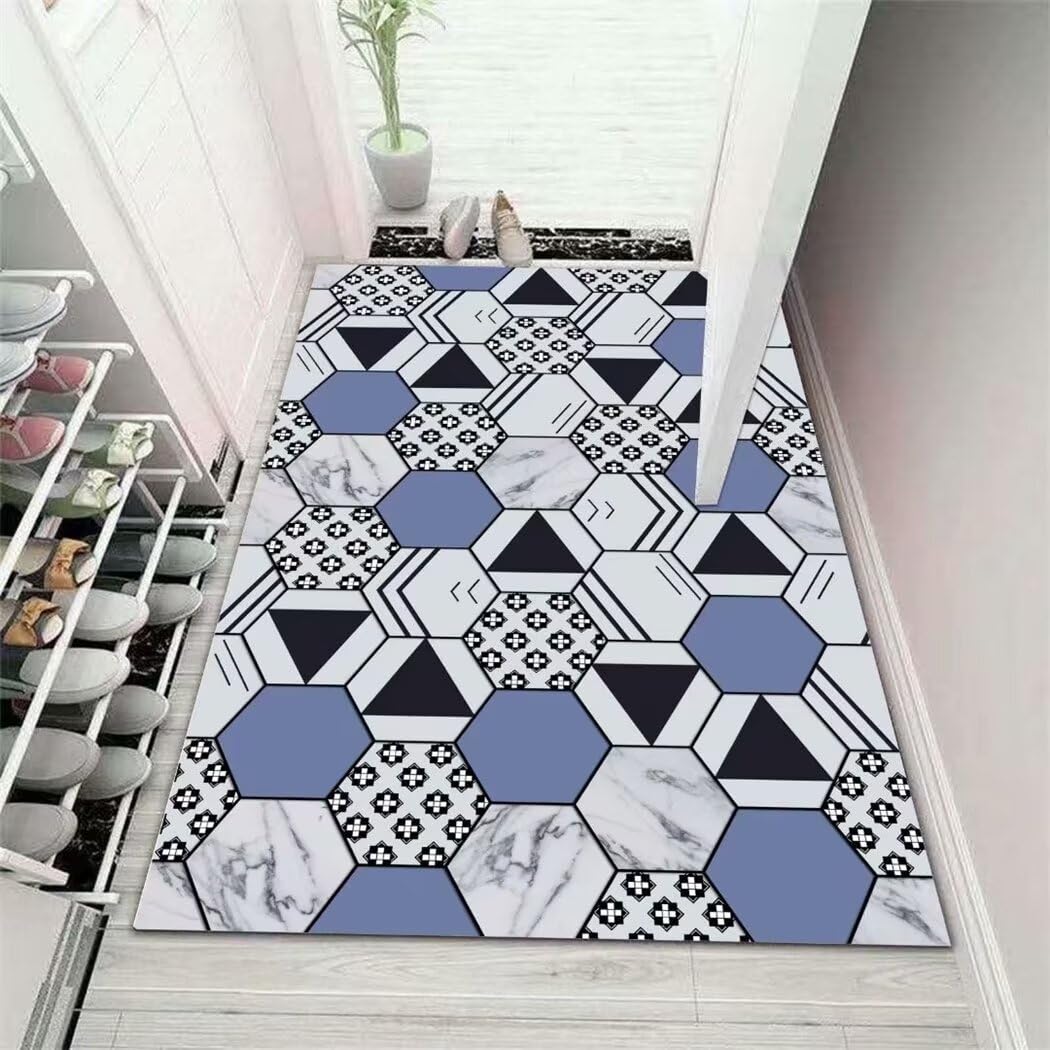 Tapis résistant à la saleté gris 120X160cm idéal pour salon et enfants