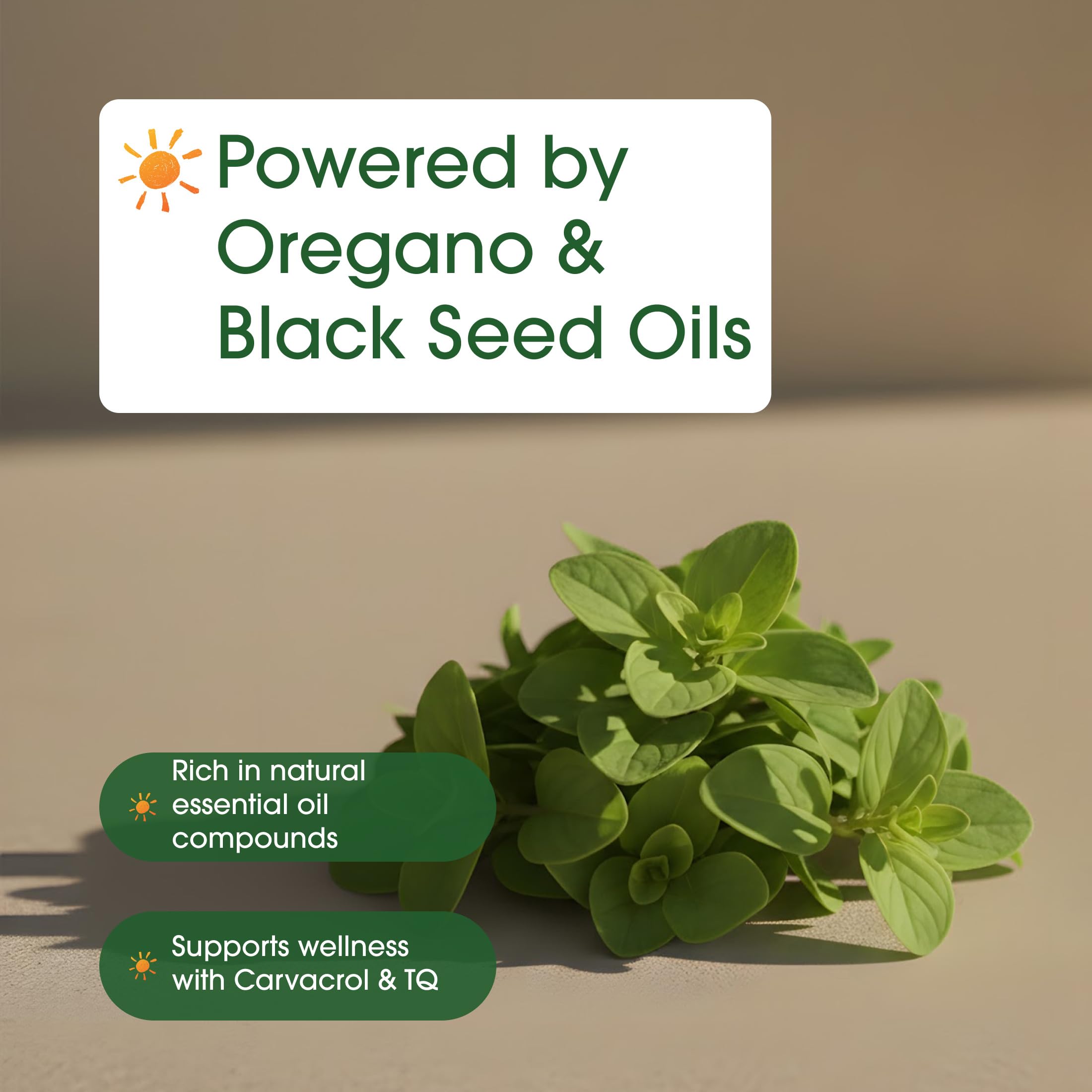NatureBell Oil of Oregano with Black Seed Oil - 360 Softgels - 2-in-1 Herbal Complex for Immune Health* - Includes Carvacrol, Thymoquinone & Extra Virgin Olive Oil - Non-GMO — Amazon image 6