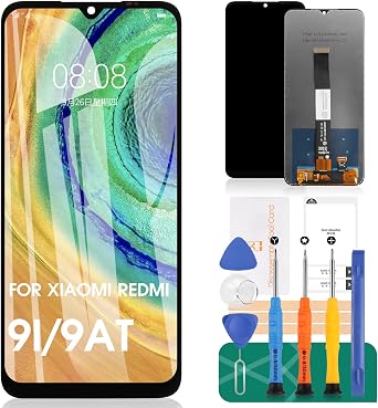for Xiaomi Redmi 9i Screen Replacement for Redmi 9i LCD for Redmi 9ia digitizer for M2006C3LII Diaplay Touch Screen Assembly Repair Parts Sensors