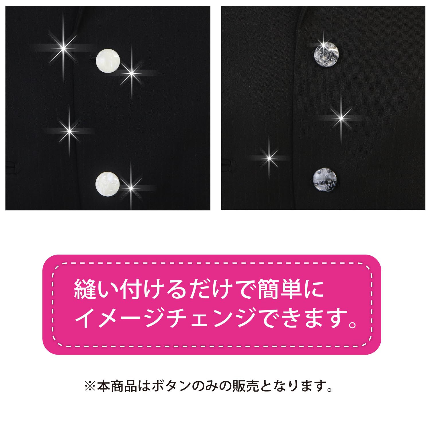 Amazon | マーブルボタン フラット 【ブラック&グレー】 黒 ツヤあり