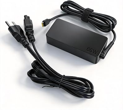 USB C Fast Charger 65W 45W PD Power Adapter Compatible with Lenovo ThinkPad X1 Carbon Gen 5-11, Yoga X1 Gen 2-8, ThinkBook 13s 14 15 16 Plus G4 Laptop Charger