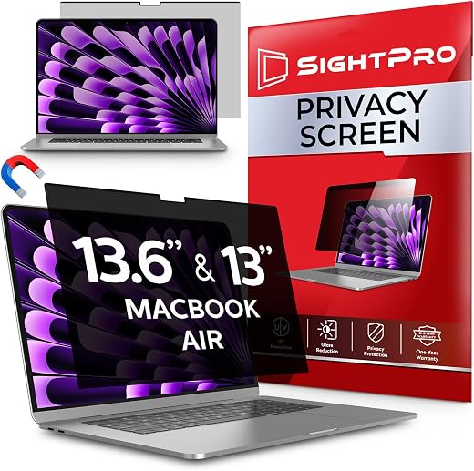 SightPro Magnetic Privacy Screen for MacBook Air 13.6-inch