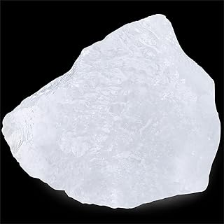 YATOJUZI Clear Quartz 1.8-2.2" Natural Raw Stones and Healing Crystals Large Stone Rough Crystal Rocks for Tumbling Cabbing Polishing Fountain Rocks Decoration 1PCS