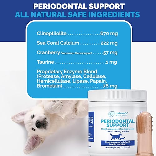 Miniatura 4 de Soporte PERIODONTAL: cuidado dental para perros y gatos. Elimina el mal aliento, la placa y el sarro. Promueve dientes y encías saludables. Extra