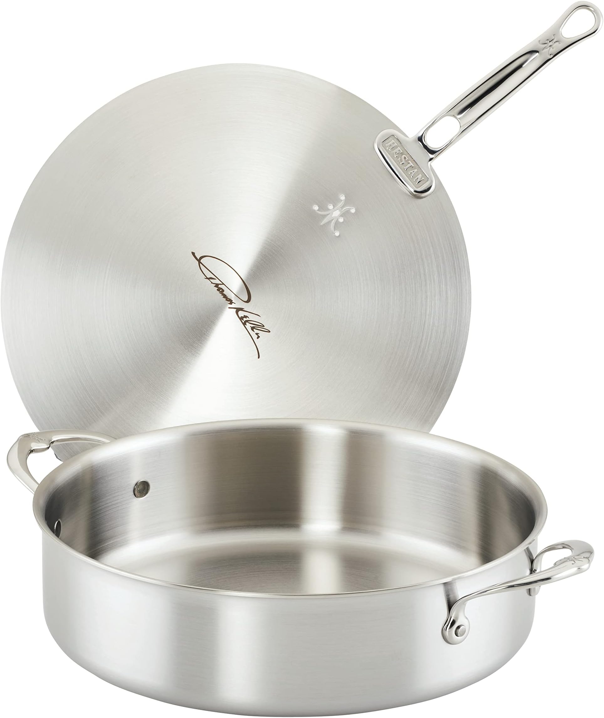 Thomas Keller Insignia by Hestan - Stainless Steel Rondeau with Lid, 6-Quart