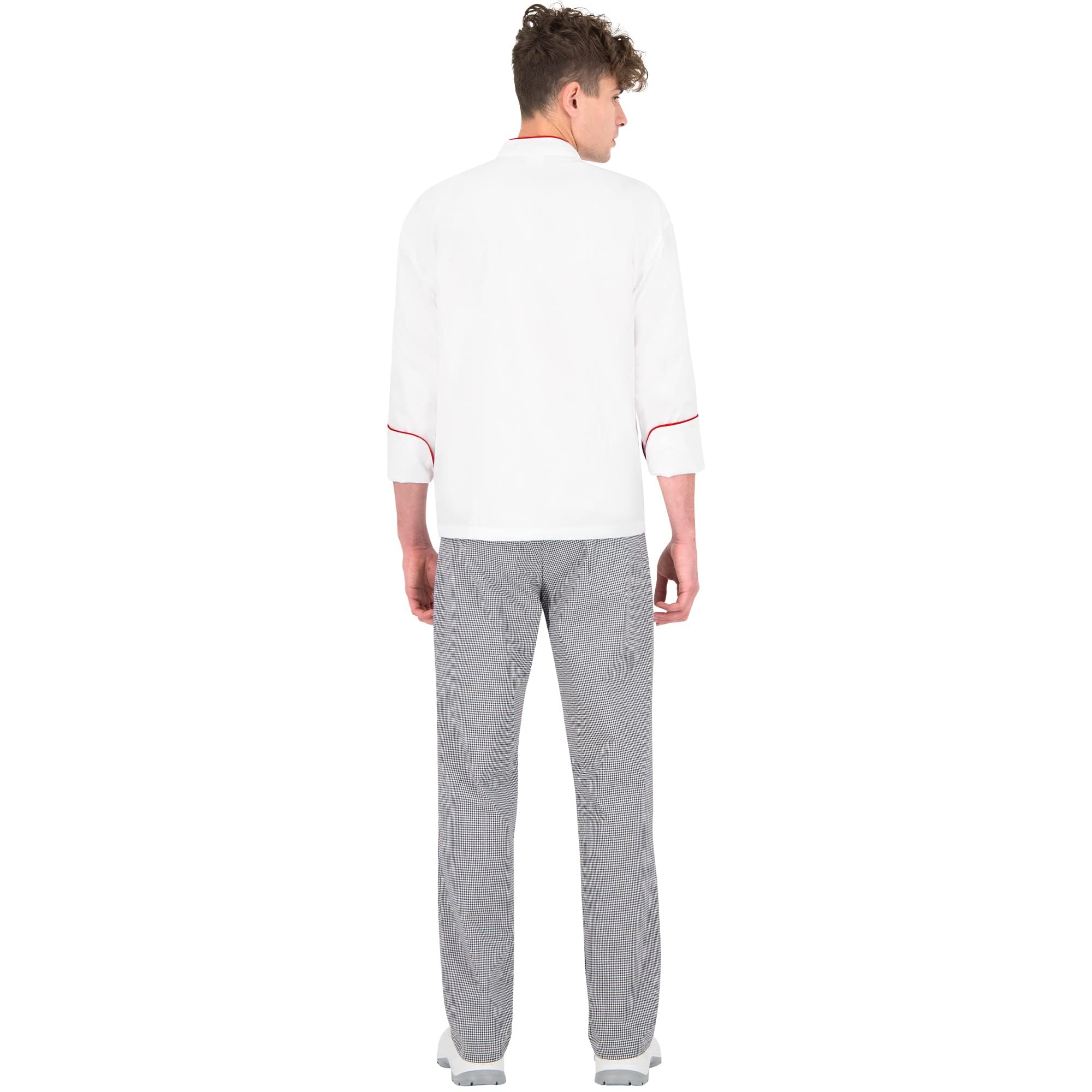 PALLTEX NAHM Pantalon Cuisine Homme 100% Coton Pantalon de Cuisine Homme Professionnel Conforme à la Norme en 13688