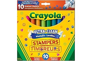 Crayola Ultra-Clean Washable Stampers Markers