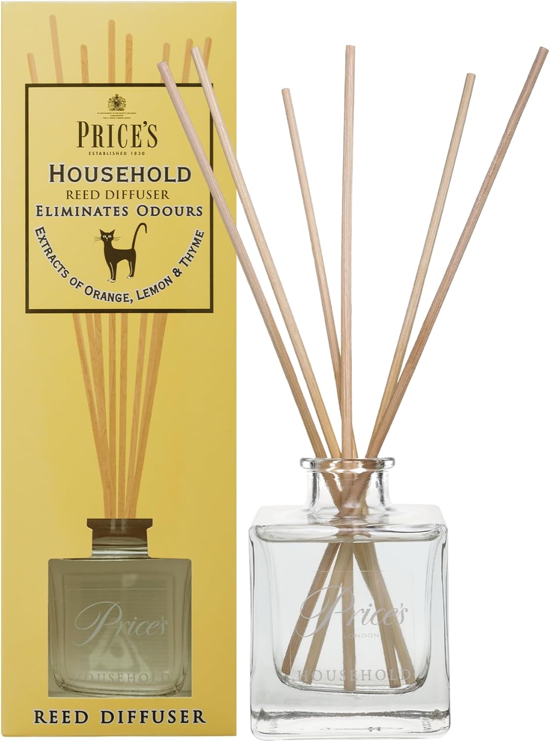 Price’s Household Reed Diffuser Refill | Long-Lasting Air Freshener For Home Use | Reed Diffusers With Reeds & Oil | Aromatherapy To Eliminate Odours | Home Accessories Gift For Women & Men