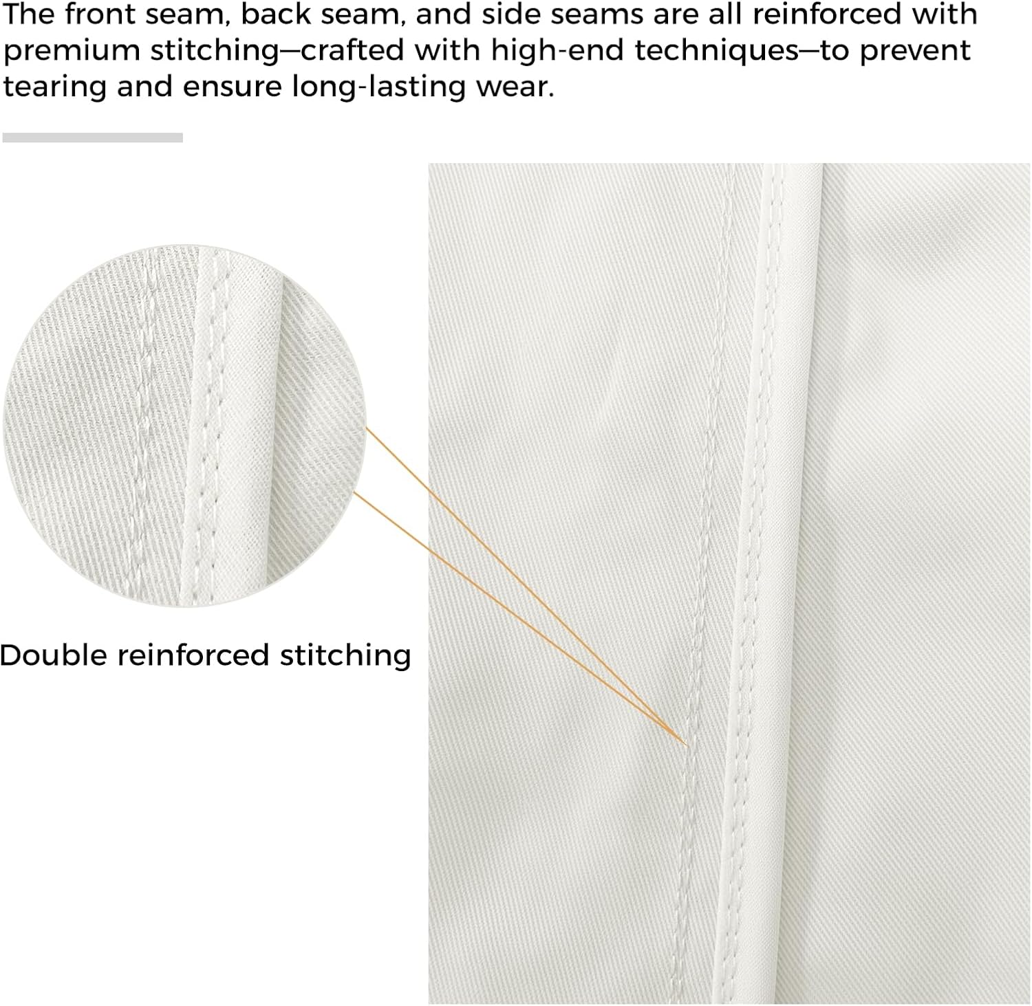 Men's Golf Pants Stretch Waist Circumference Work Casual Travel Long Pants 5-Pocket - Image 5