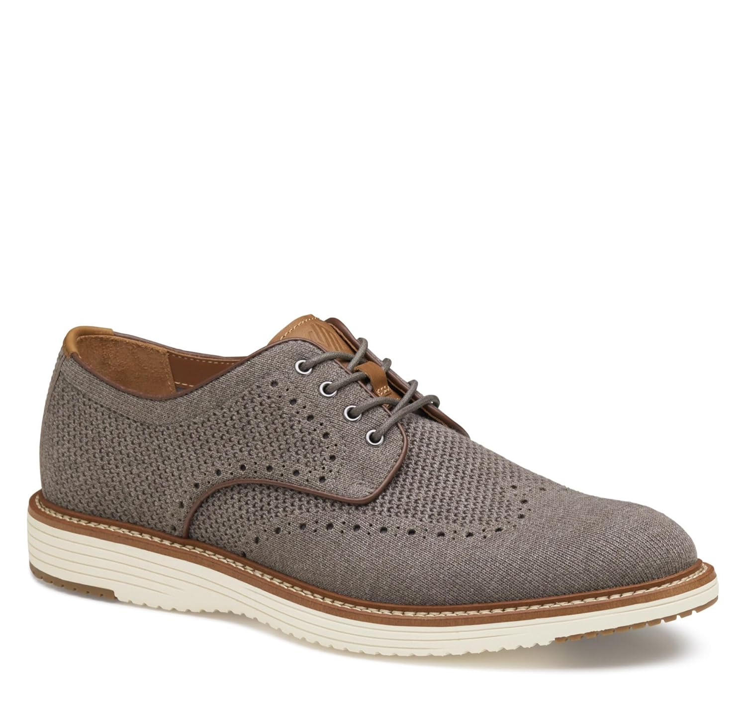 Johnston Murphy Mens Upton Knit Wingtip Dress Casual Shoe