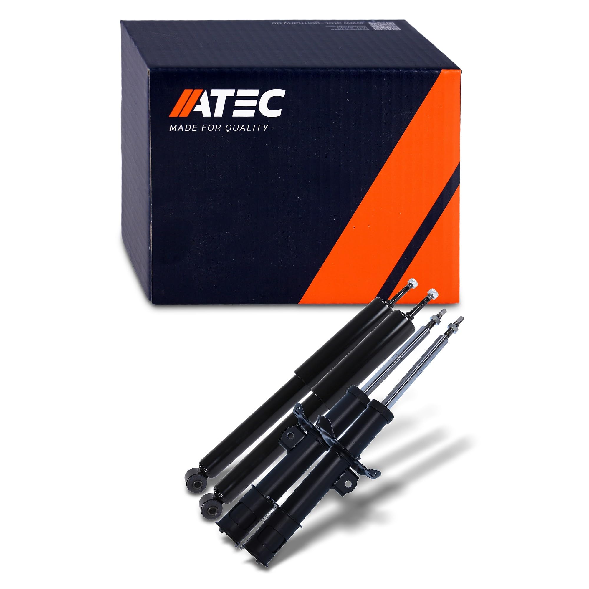 ATEC Germany 4x ammortizzatore a gas a pressione anteriore e posteriore, | Compatibile con: OPEL CORSA C