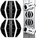 Mellbree Snowboard Stomp Pad, Pro-Grade TPU 3D Anti-Slip Grip for Ultimate Control Cold-Resistant Adhesive Clear Design Keeps Board Graphics Visible Enhanced Traction for Confident Snowboarding