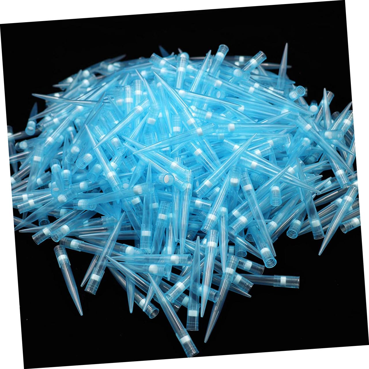 500ct Science Lab Pipette Tips Non-breakable Plastic for Laboratory Analysis