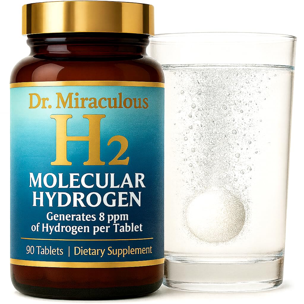 Molecular Hydrogen Water Tablets with Magnesium, 90 Count
