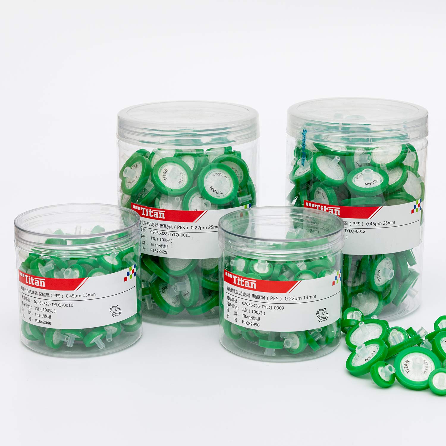 Amazon | JRLGD シリンジフィルター PES膜 直径13mm 0.45um 細孔サイズ