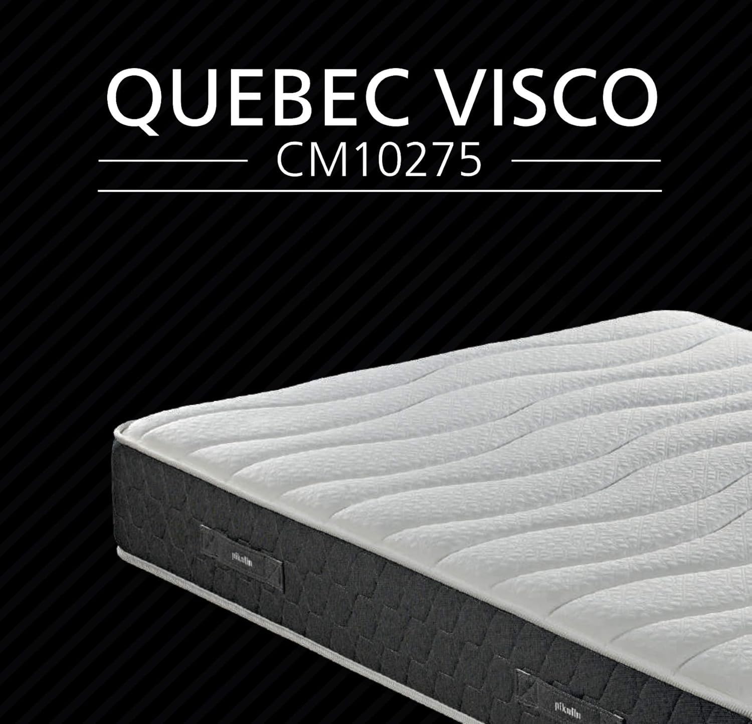 PIKOLIN Colchón de Muelles Normactive Quebec Visco CM10275 Firmeza Media con 2 Caras y Altura 29 cm Confort Viscoelástica con Tecnología de Higiene Total