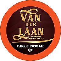 Vista 9 de Van Der Laan Chocolate Cápsulas de cacao caliente, paquete surtido de chocolate holandés gourmet compatible con cafeteras K Cup incluyendo 2.0, 40